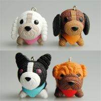 【YF】☄✆  Punk French Bulldog Dog Keychain Wool Pendant Fashion Jewelry Trinket Men Car