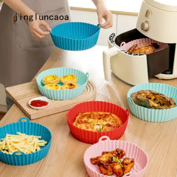 Silicone Liner Air Fryer Stainless Steel Basket Nontoxic Air Fryer - China  Fryer and Air Fryer price