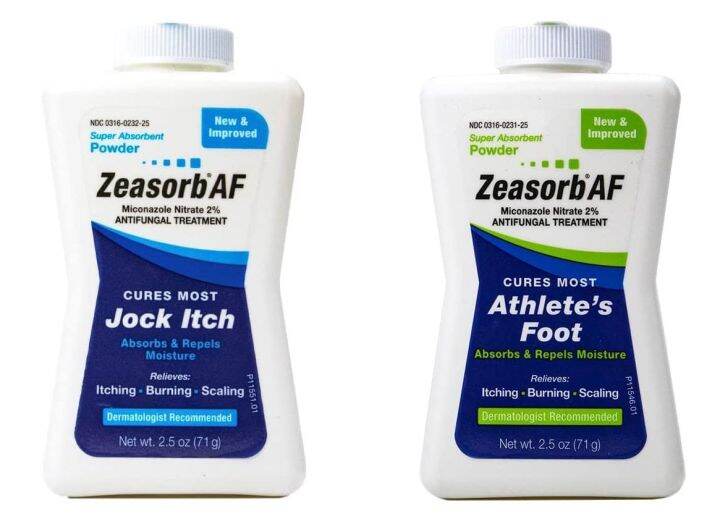 Zeasorb AF Antifungal Treatment Jock Itch OR Athlete's Foot Powder