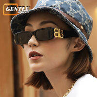 (GENTLE MOSCOT) ทางทิศตะวันตกอินสแฟชั่นสี่เหลี่ยมเล็กแว่นตากันแดดUv400สำหรับผู้หญิงย้อนยุคหรูหราเฉดสีกลางแจ้งสำหรับ Unisex