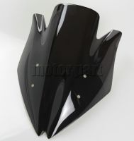 [E1v7] แผ่นกระจกบังลมพลาสติก ABS รถจักรยานยนต์สีดำสำหรับ2007-2009 Kawasaki Z1000 Z 1000 2008 07 08 09 Gratis Ongkir