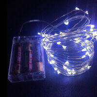 5เมตร50led 16.5FT แบตเตอรี่ AA ขับเคลื่อนกลางแจ้ง Led ลวดทองแดงนางฟ้าแสง String สำหรับคริสต์มาสวันหยุดงานแต่งงานตกแต่งแสง