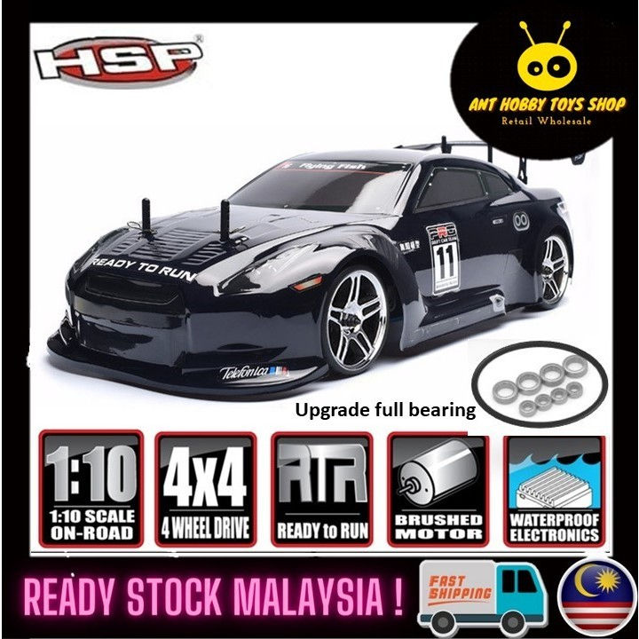 RC Drifting Car HSP 94123 1/10 4WD 2.4G 540 Motor 7.2V