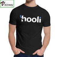 New Design Hooli Logo Silicon Valley Hallowmas T-Shirt Men Soft Pure Cotton Hallowmas T-Shirt Fashion Crewneck