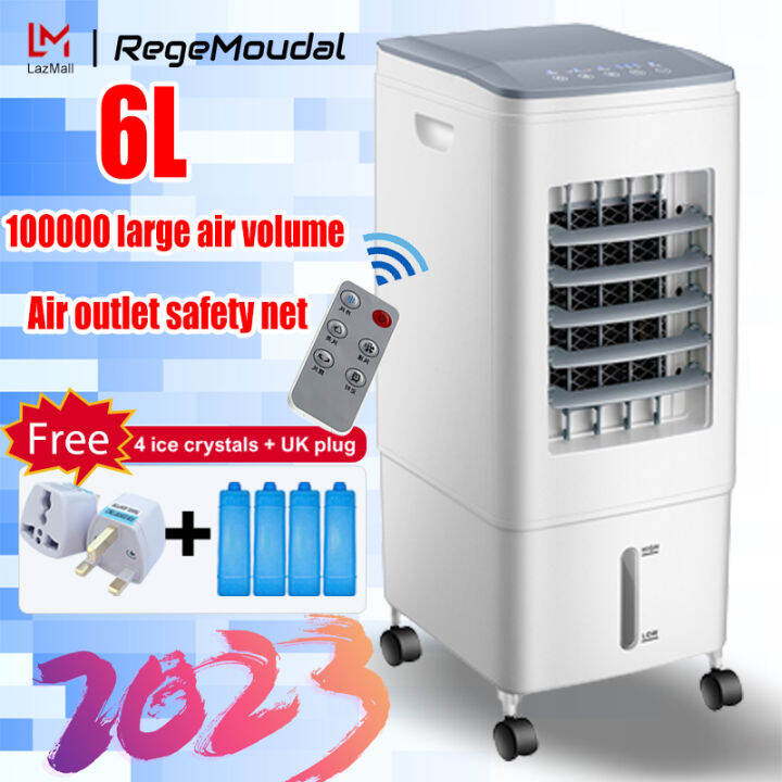 【3 Year Warranty】 2023 New 6L Air Cooler 60W 3 Speed Wind 30dB Silent ...