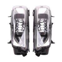 Front Bumper Fog Lights Lamps Fog Lamps Set L &amp; R for Vw-Polo Hatchback Mk8 6R 2009-2014