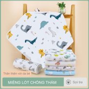 Lót chống thấm 6 lớp sợi tre - Tấm lót thay bỉm cho bé 50x70cm