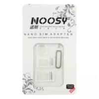 ✨✨#BEST SELLER Di shop NOOSY Nano Sim Adapter ชุดแปลงนาโนซิมการ์ด + เข็มจิ้มถาดซิม - White ##ที่ชาร์จ หูฟัง เคส Airpodss ลำโพง Wireless Bluetooth คอมพิวเตอร์ โทรศัพท์ USB ปลั๊ก เมาท์ HDMI สายคอมพิวเตอร์