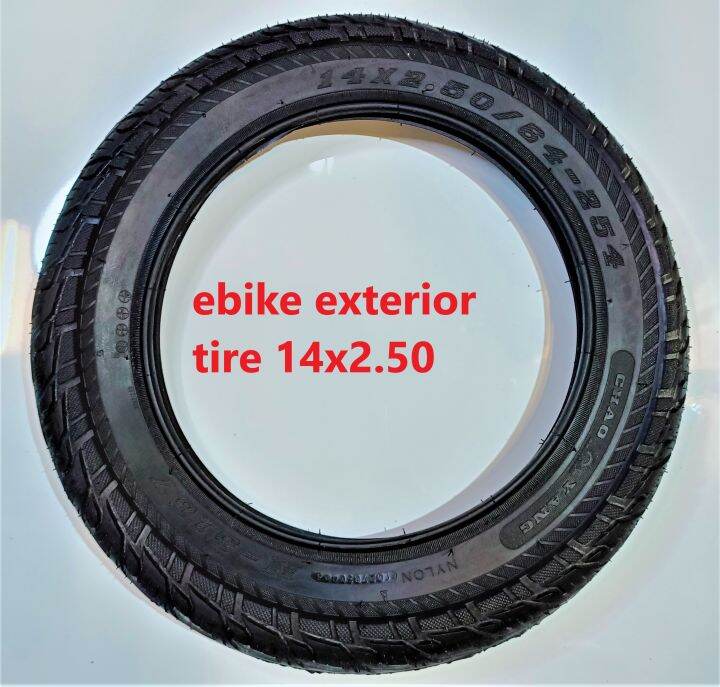 ebike exterior tire tube type 14x2.50, de interior durable and high