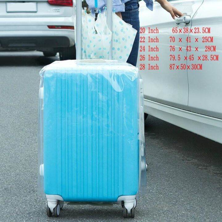 travel-suitcase-protective-trunk-covers-transparent-pvc-rain-waterproof-suitcase-dust-cover-shell-travel-trolley-case-dust-cover