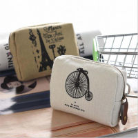 cw】vintage CLASSIC Women Man Canvas Coin purse Zip Wallet Small Mini Bag Case POUCH Holder R Money bagsft