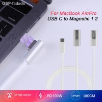 USB Fadads C ถึง Magsafe สาย1/2อะแดปเตอร์สำหรับ MacBook Air/Pro อุปกรณ์ชาร์จเครื่องแปลงไฟชาร์จ