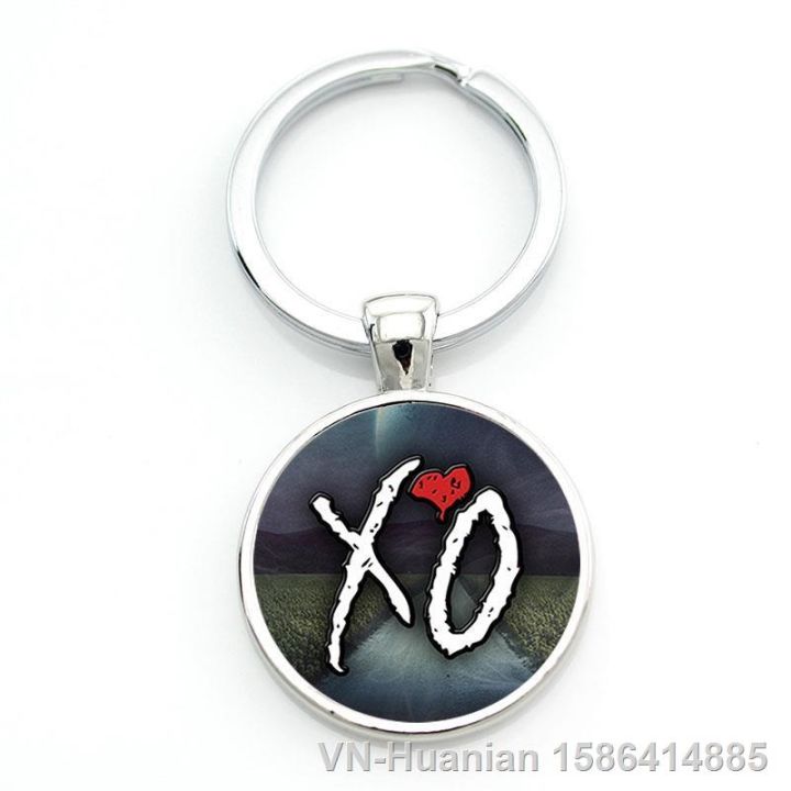 cw-tafree-x-o-the-weeknd-keyrings-keychains-round-glass-with-photos-jewelry-fxw01