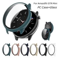 Watch Cover for Amazfit GTR mini GTR 4 3 Pro Hard PC Case Tempered Glass Screen Protector Bumper Shell Smart Watch Accessories