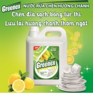 Nước rửa chén Greenex Hương Chanh - Can 5 Lít