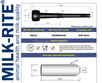 Milkrite อัตราเงินเฟ้อหนึ่งถุง4ชิ้นวัวรีดนมสมุทร DL295UDL016UDL007UDL009UDL328UWS240Uสำหรับที่มีประสิทธิภาพรีดนม