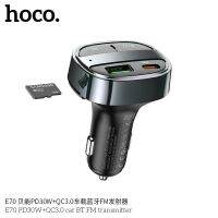 ส่งฟรี Hoco E70 PD30W+QC3.0 CarBluetooth FM transmitter รุ่นใหม่ล่าสุด​ แท้100%