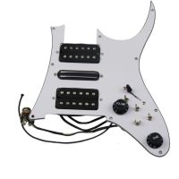 HR-Prewired Pickguard Guitar Pickups Humbucker Pickups Alnico 5 HSH 4C Wiring Harness Push-pull single cut Set