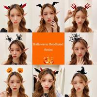 ฮาโลวีน halloween accessories YDIJEJ ตลกดี ที่คาดผม กันลื่น ผ้าปู ของขวัญ อุปกรณ์เสริมเครื่องแต่งกาย ปาร์ตี้ฮาโลวีน ปีกปีศาจ Hairbands ฮาโลวีน ห่วงผมผู้หญิง ที่คาดผมฮาโลวีน แมงมุม