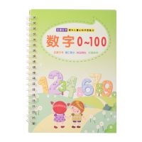 【cw】 0 100 Number Calligraphy Handwriting Exercise Groove Copybook Children Cognitive Writing Digital Synchronization Book 【hot】