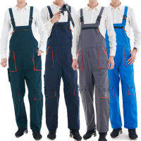 Happybuyner ช่างฝีมือทำงาน Coveralls ผู้ชายขนาดใหญ่แขนกุดโรงรถ Jumpsuit เสื้อผ้าช่าง