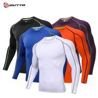 Outto Men 39;s Cycling Base Layers Long Sleeves Compression Quick Dry Elastic Slim Jogging Training Breathable Bicycle Underwear