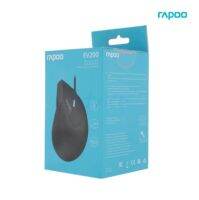 MOUSE USB RAPOO (EV200-BK-Silent) Black