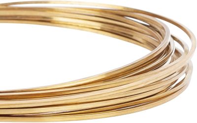 【YF】▼  15 Gauge 16.4 Feet Wire Half Hard Gold for Jewelry Beading