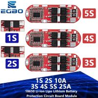 ஐ☇◊ Bms 1s 2s 10a 3s 4s 5s 25a Bms 18650 Li-ion Lipo Lithium Battery Protection Circuit Board Module Pcb Pcm 18650 Lipo Bms Charger