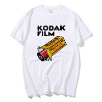 Kodak ฟิล์มผ้าฝ้ายฮิปฮอปแนวสตรีทแบบย้อนยุคสำหรับเสื้อยืดวินเทจกล้องเสื้อยืดผู้ชายเสื้อยืดเสื้อยืดใหม่เสื้อท่อนบนของผู้หญิง