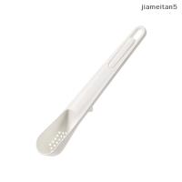 ?[Jiam] ช้อนขนาดเล็ก2-in-1ส้อมคาเวียร์ขนาดเล็ก slotted ให้บริการช้อนทัพพีภาชนะลึกของใช้ในครัวเรือนช้อนบนโต๊ะอาหาร