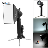 Selens MINI วิดีโอสตูดิโอ LED แผ่นเรืองแสงพับได้ MINI ขาตั้งสามขาและไฟ softbox แบบพับเก็บได้ Diffuser ชุด