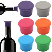 Silicone Wine Bottle Stopper Red Wine Bottle Cap Champagne Beer Stopper Seal Leak Proof Gas Vacuum Preservation Wine Stopper Bar Wine Tools