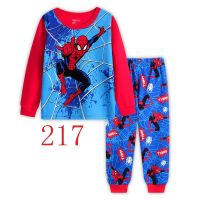 Kids Boys 2Pcs Spiderman Pajamas Sleepwear Long Sleeve Pyjamas Casual Nightwear