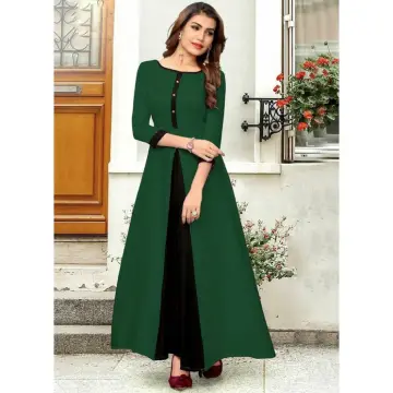 Buy Womens Heavy Rayon Plain Solid Kurtis Online In India At Discounted  Prices