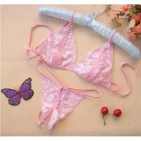 CHAODAMA Open Three-point Style Womens 2 Sets of y Lingerie