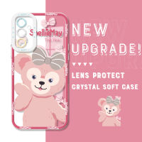 Casing Ponsel สำหรับ Samsung Galaxy A03 Core A24 A04E 4G Samsung M23 5G เคสโทรศัพท์คริสตัลการ์ตูนกันกระแทกของแท้ปลอกอ่อนเคสมือถือใสเพื่อการป้องกันกล้องคลุมทั้งหมด