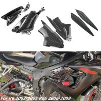 Carbon Side Panel Fai Cowl Cover For Yamaha R6 2003 2004 20005 R6S 2006 2007 2008 2009