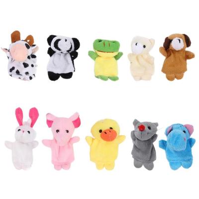 Finger Puppets Set 10pcs Soft Flannel Animal Finger Puppets Set Interactive Hand Puppet Toy Soft Story Time Doll for Party Favors Cute Kids Toy Birthday Gift original