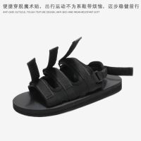 Hot❤ Korean Couple sandal slippers Summer men shoes Outdoor Dual purpose shoe Student beach sandals