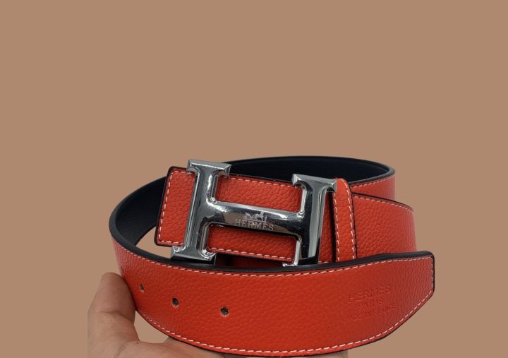 เข็มขัด-hermes-เป็นสายหนังสีแดง-มี-3-แบบให้เลือก-หัวสีเงิน-หัวทอง-หัวทองด้าน