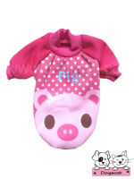 [พร้อมส่ง] Dogacat เสื้อสุนัข เสื้อหมา เสื้อแมว pig สีชมพู Size1-5