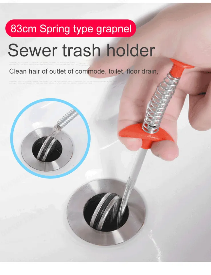 Drain Clog Remover Hair Catcher Mushroom Shower Sink Flexible Grabber Claw