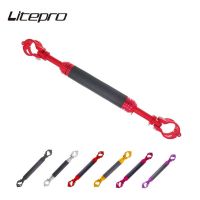 Litepro BMX Bike M Handlebar Telescopic Balance Rod Swallow Bent Bar Crossbar ผู้ถือโทรศัพท์ Light Stand Mount Vice Bar สำหรับจักรยาน Brompton