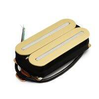 Electric Guitar Humbucker Dual Coill Dual Rail Guitar Pickup with 57mm Steel Pole Ivory