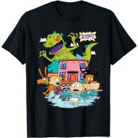 HOT ITEM!!Family Tee Couple Tee Adult T-Shirt Rugrats Running Away From Reptar T-Shirt - Mens T-Shirt