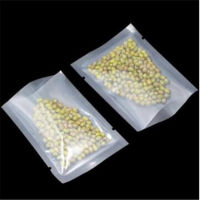 100Pcs Lot Clear Nylon Vacuum Bag Top Open Heat Sealed Sugar Plastic Bags Nuts Bean Spice Hot Dog Freezed Food Storage Pouches