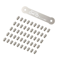 50PCS Pedals Bolts Road Bike Pedal Fixed Screw Studs Non- Pin Pedales Parts with Wrench Tool