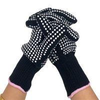 【cw】 Temperature Hairdressing Gloves Silicone Curling Iron Straight Hair Hot Anti scalding Insulation 【hot】