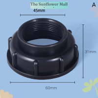 Sunflower อะแดปเตอร์เปลี่ยนวาล์วถังน้ำ IBC แบบเกลียวต่อท่อน้ำในสวน S60X6ทนทานสีน้ำเงิน